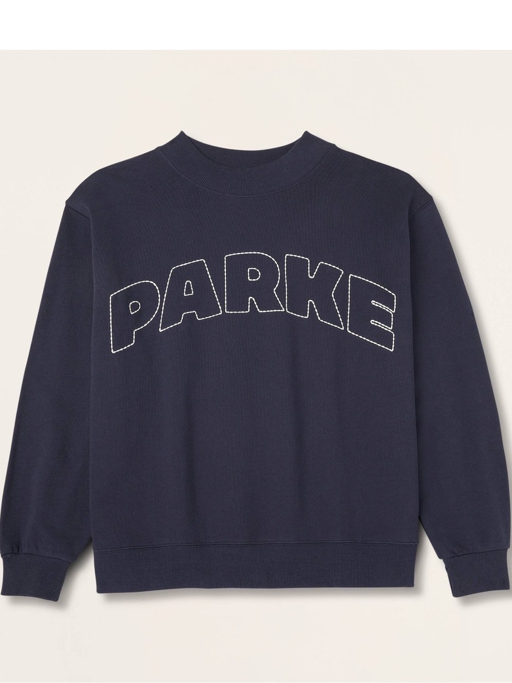 NWT Parke x Target Mockneck Pullover L/XL Navy Blue